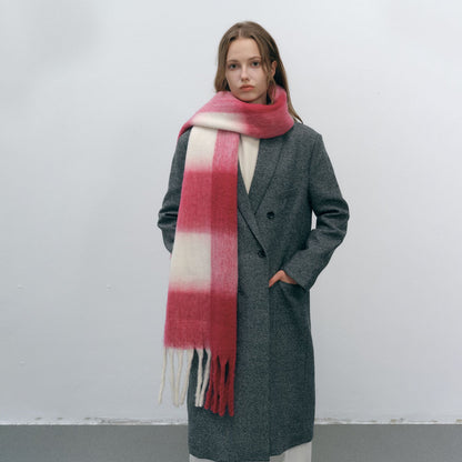 New Large Plaid Scarf for Women - Warm & Cozy
