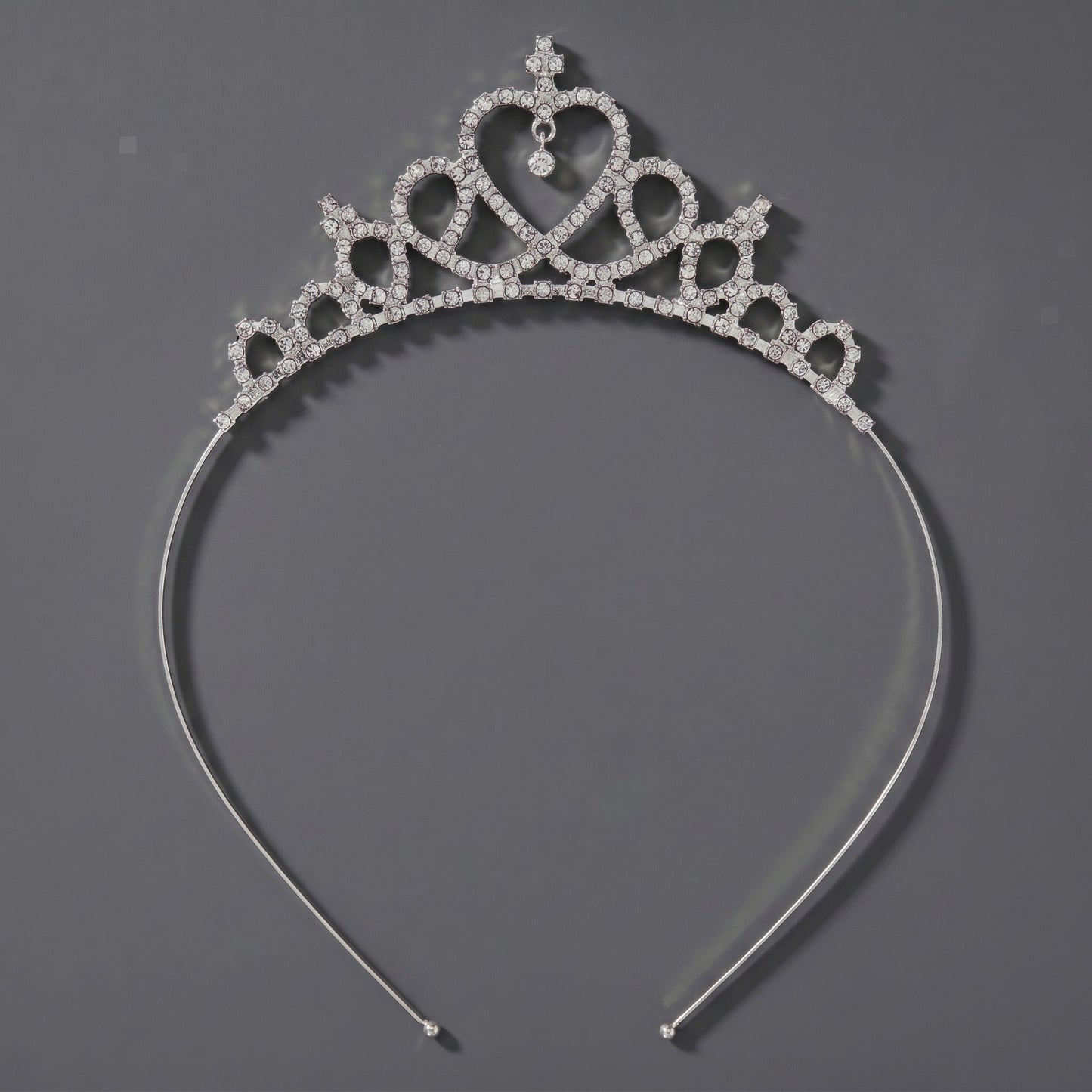 Luxury Rhinestone Princess Crown Headpiece for Birthdays and Weddings