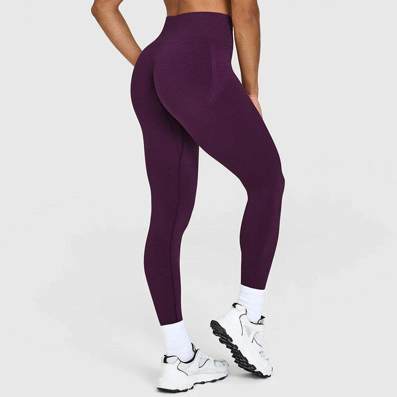 High-Waisted Seamless Yoga Shorts for Women