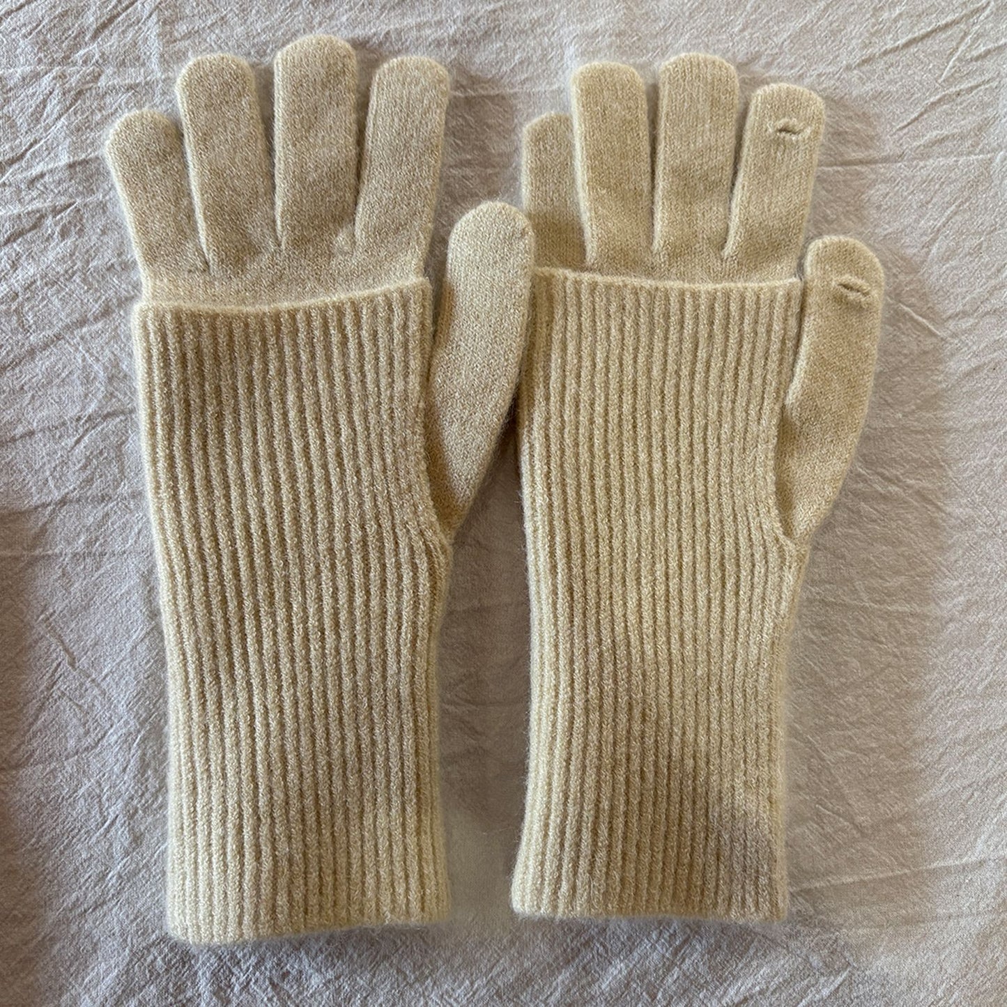 Women's Removable Touchscreen Wool-Blend Fingerless Gloves