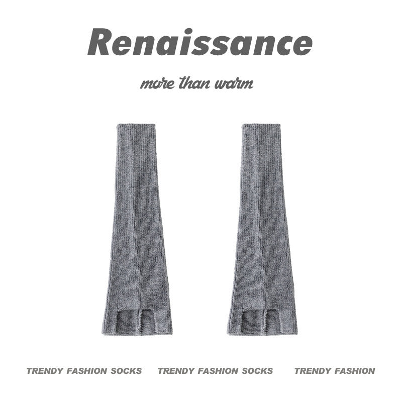 Renaissance Knit Calf Socks Acrylic Blend Layering