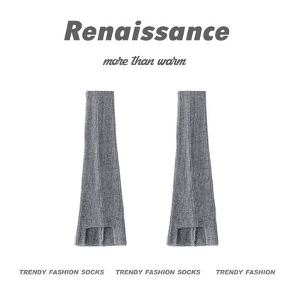 Renaissance Knit Calf Socks Acrylic Blend Layering