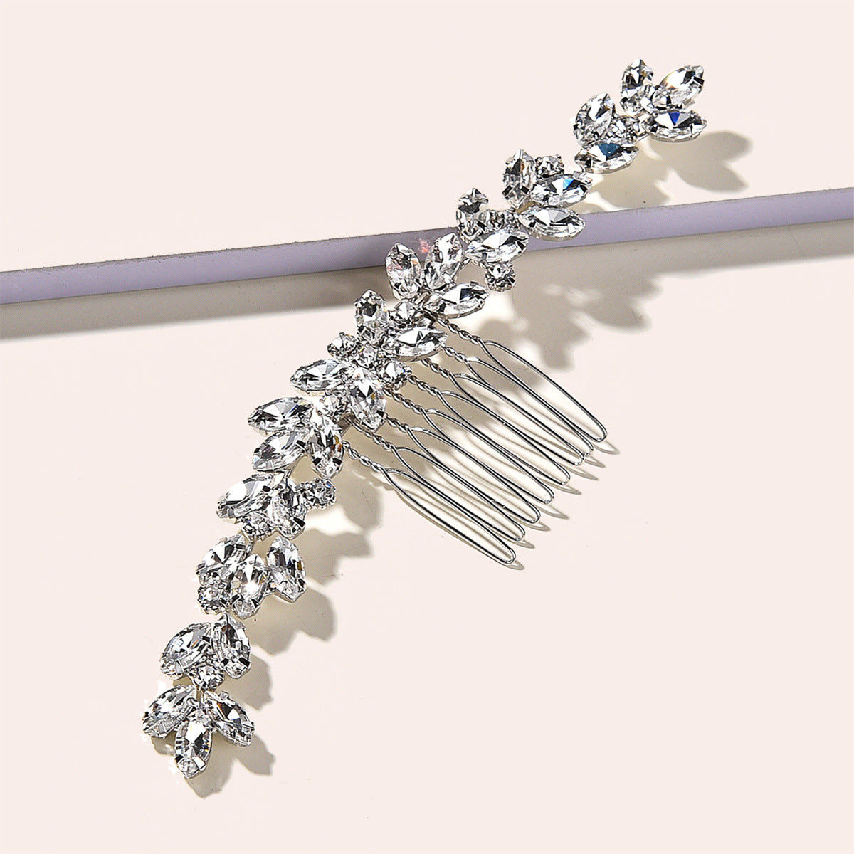 Rhinestone Updo Hair Bun Maker Elegant Wedding Hair Accessory