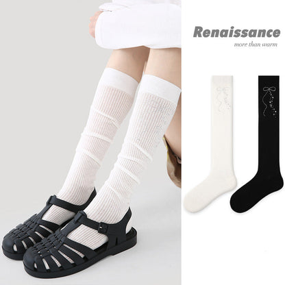 Mid Calf Renaissance Retro Cotton Breathable Socks