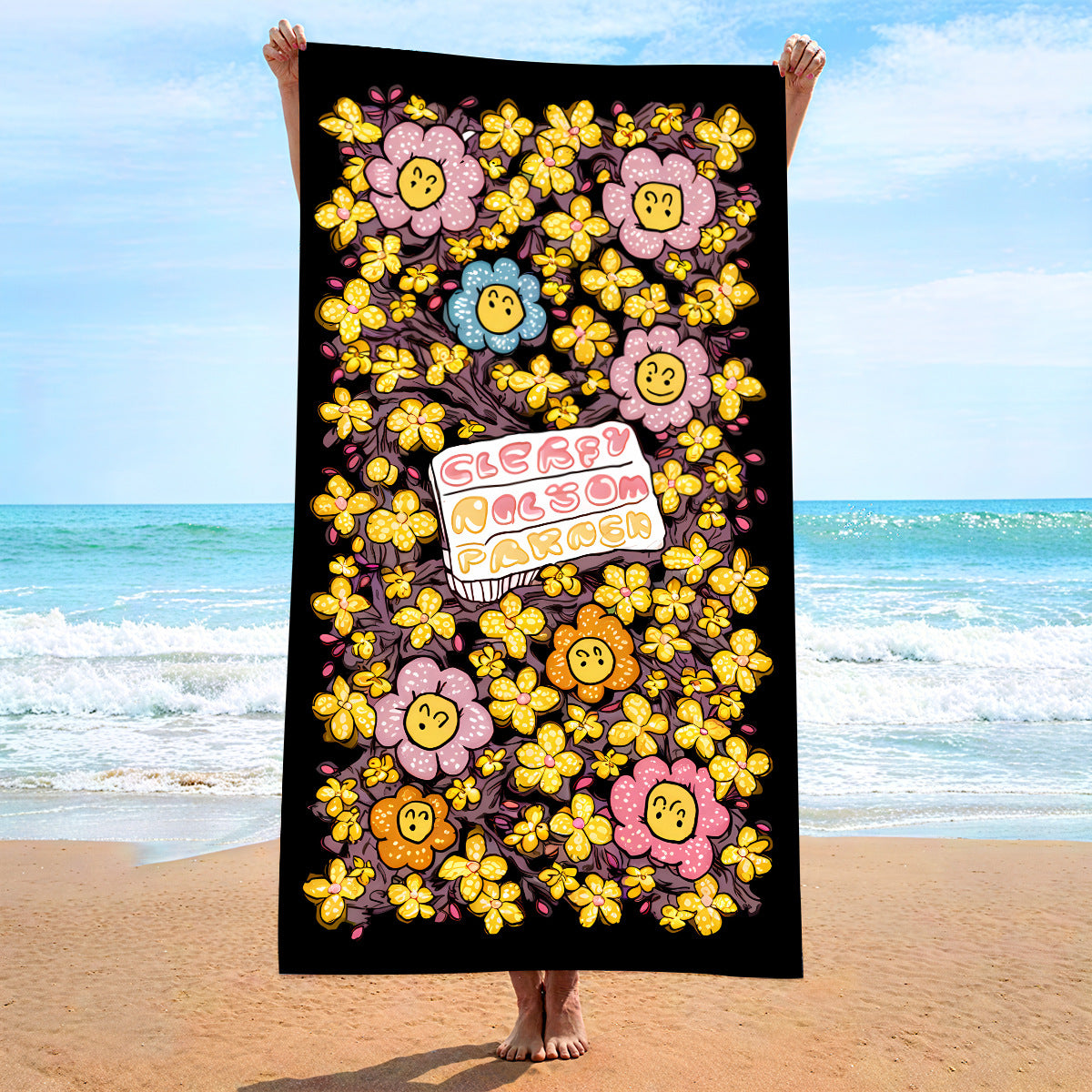 Custom Printed Beach Towel Microfiber Quick-Dry Towel
