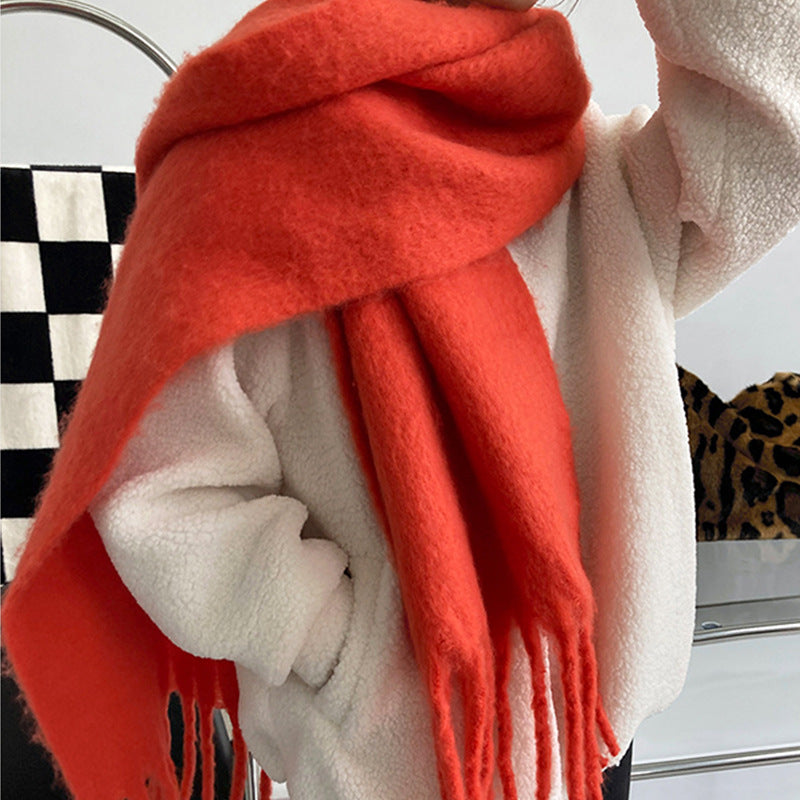 28 Colors Cozy Soft Cashmere Feel Scarf for Women