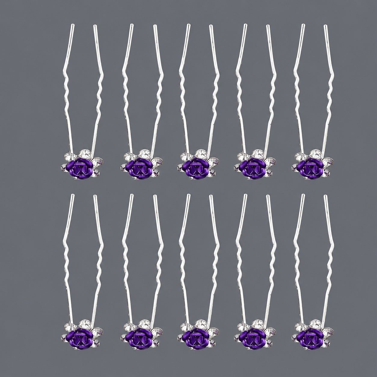 Handcrafted Pearl Hairpins With Rhinestones For Weddings