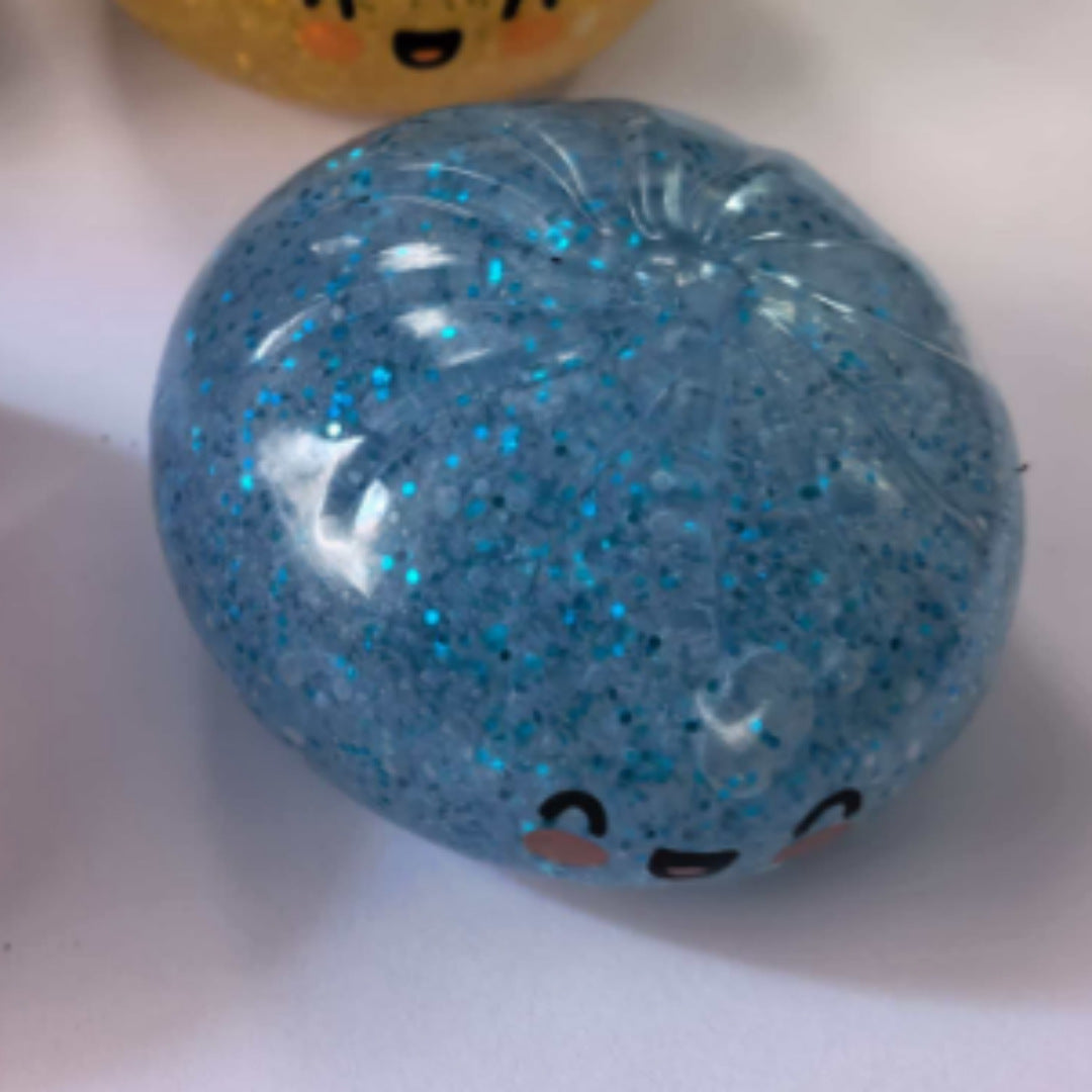 Dumpling Squishy Toy Smiley TPR Stress Relief