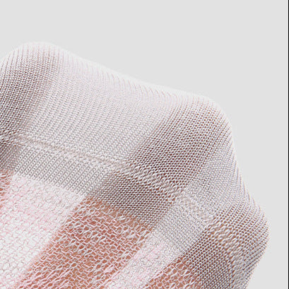 Mid Calf Pastel Colorblock Nylon Socks Breathable