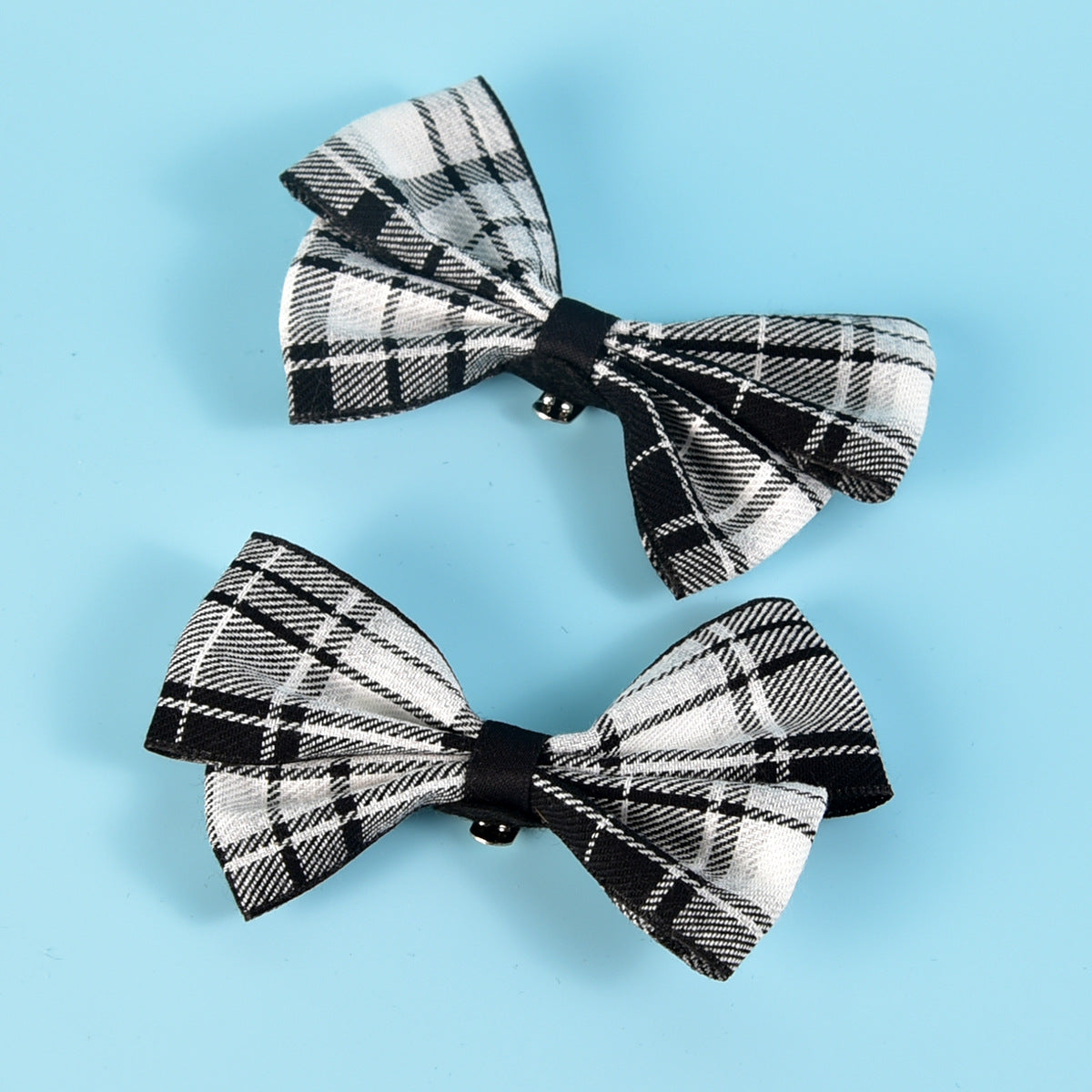 Polka Dot Bow Shoe Clips Elegant Wedding Accessories
