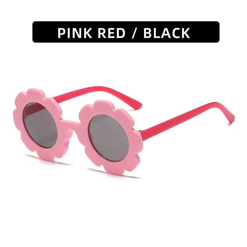 Trendy Kids' Sunglasses Cute Sunflower Design UV400 Protection