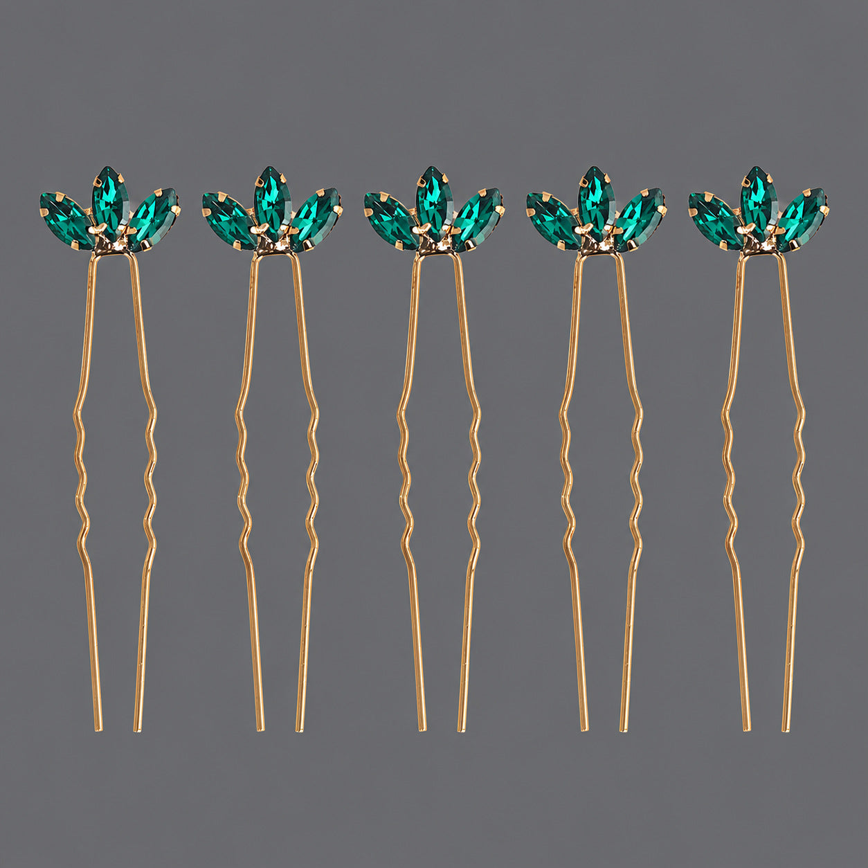 Handcrafted Pearl Hairpins With Rhinestones For Weddings