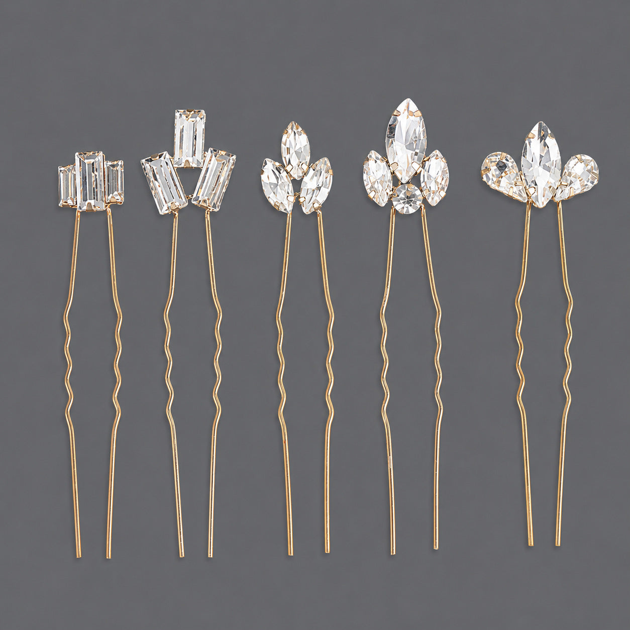 Handcrafted Pearl Hairpins With Rhinestones For Weddings