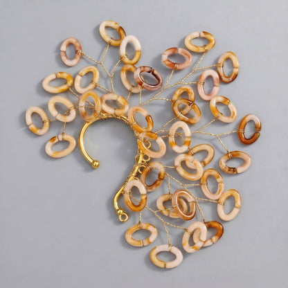 Handcrafted Pearl and Crystal Floral Earrings - Elegant and Versatile Accessories