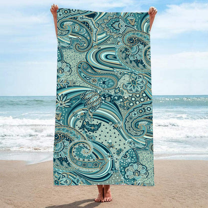 Customized Microfiber Beach Towel with Digital Print