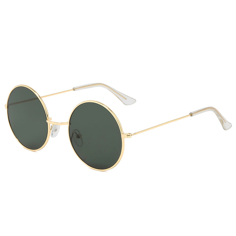 Vintage Round Frame Sunglasses for Men - UV400 Protection