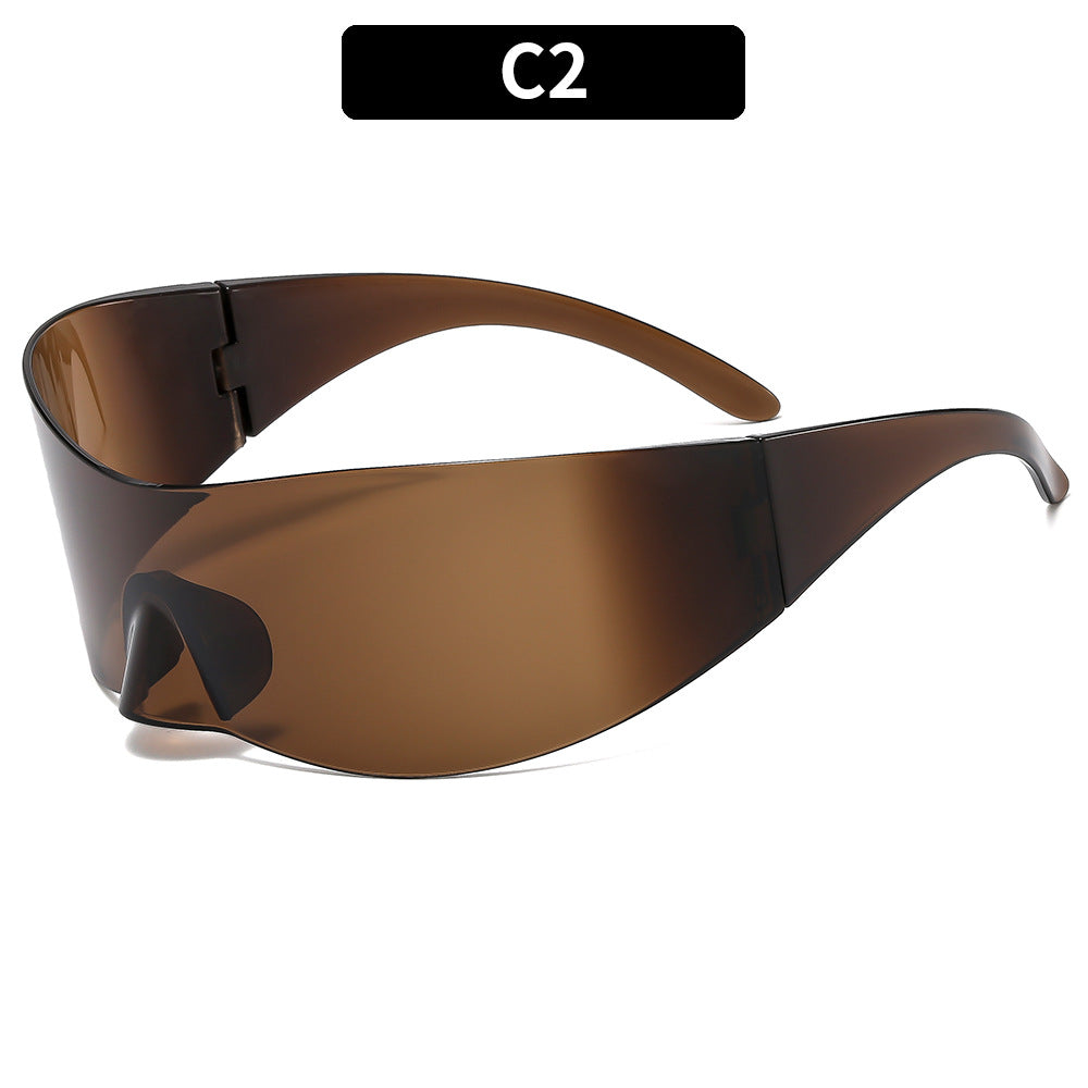 Trendy Futuristic Y2K Fashion Sunglasses for Outdoor Activities