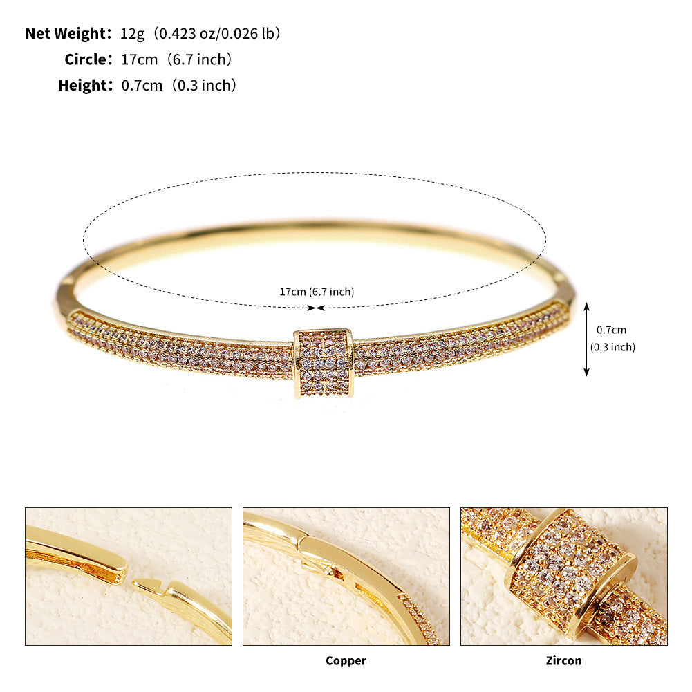 Crystal Studded Open Cuff Bracelet Elegant Jewelry for Weddings and Parties