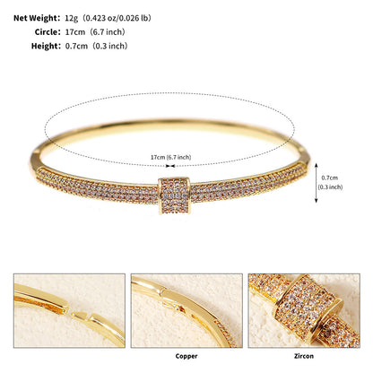 Crystal Studded Open Cuff Bracelet Elegant Jewelry for Weddings and Parties