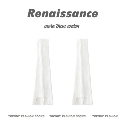 Renaissance Knit Calf Socks Acrylic Blend Layering
