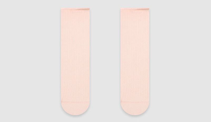 Mid Calf Renaissance Mesh Cotton Socks Breathable Casual