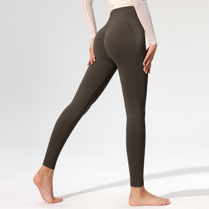 High-Waisted Peach Butt Yoga Pants for Women