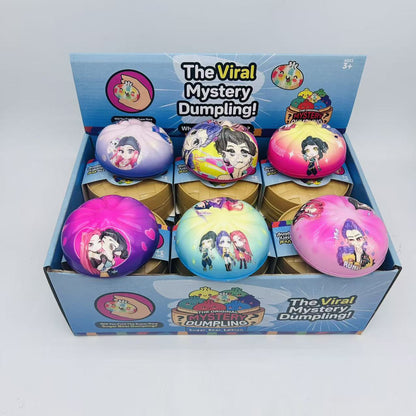 Dumpling Squishy Toy Smiley TPR Stress Relief