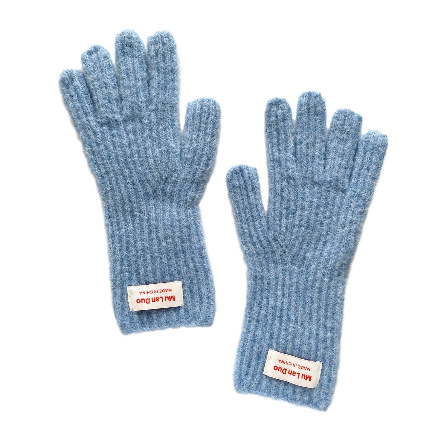 Touchscreen Knit Gloves Cute Solid Color Warm Winter Mittens