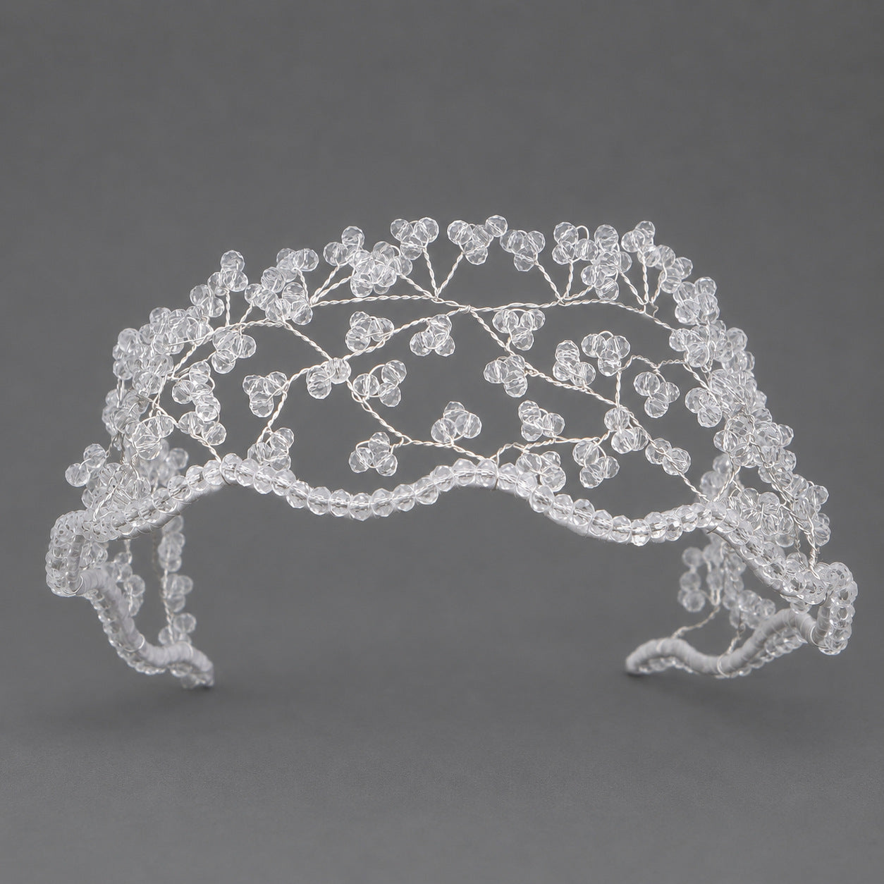 Handcrafted Crystal Beaded Headband Elegant Hair Accessory