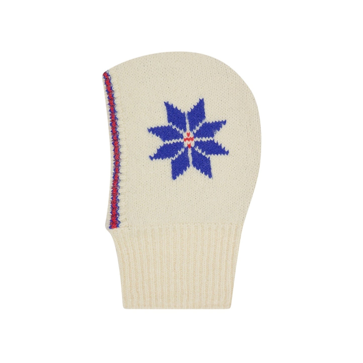 Christmas Snowflake Wool Knit Balaclava Hat for Women