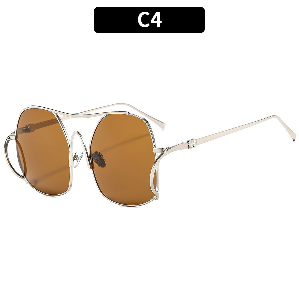 Trendy Fashion Metal Frame Sunglasses for Men and Women