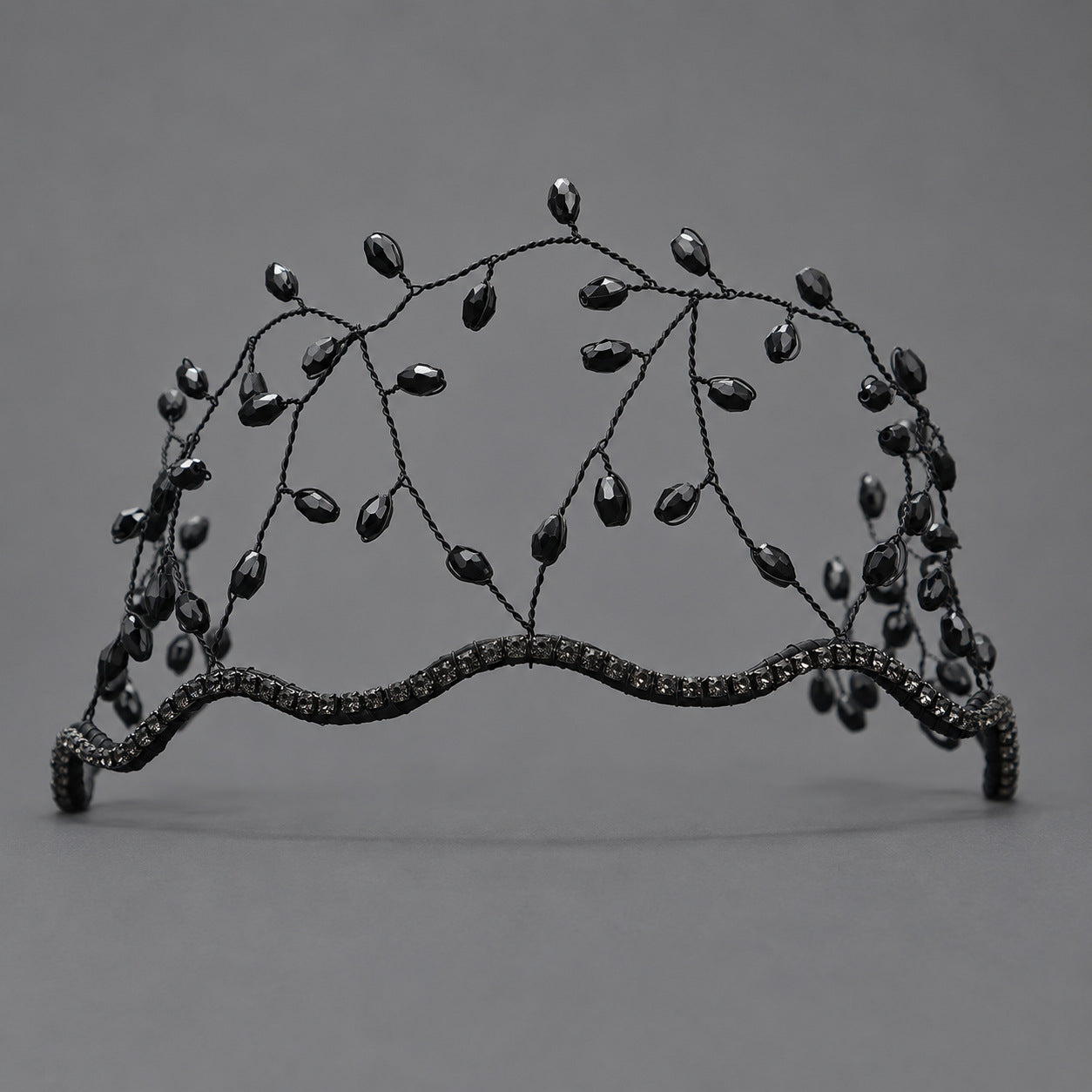 Handcrafted Crystal Beaded Headband Elegant Hair Accessory