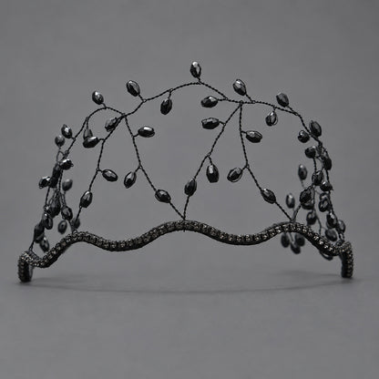 Handcrafted Crystal Beaded Headband Elegant Hair Accessory