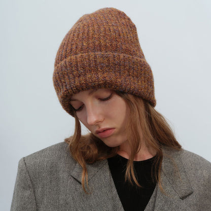 Thick Warm Knit Beanie Hat for Men and Women