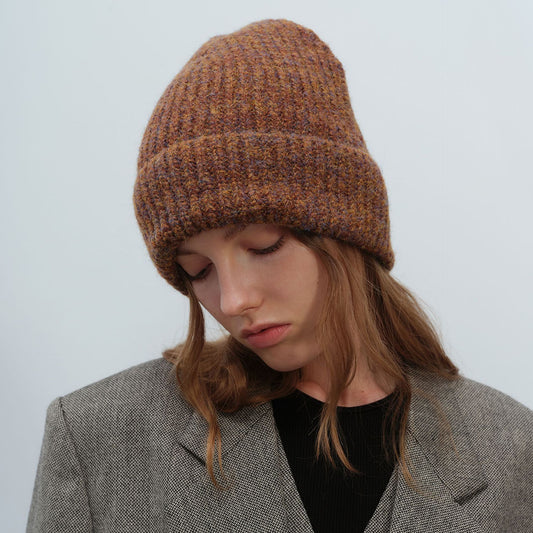 Thick Warm Knit Beanie Hat for Men and Women