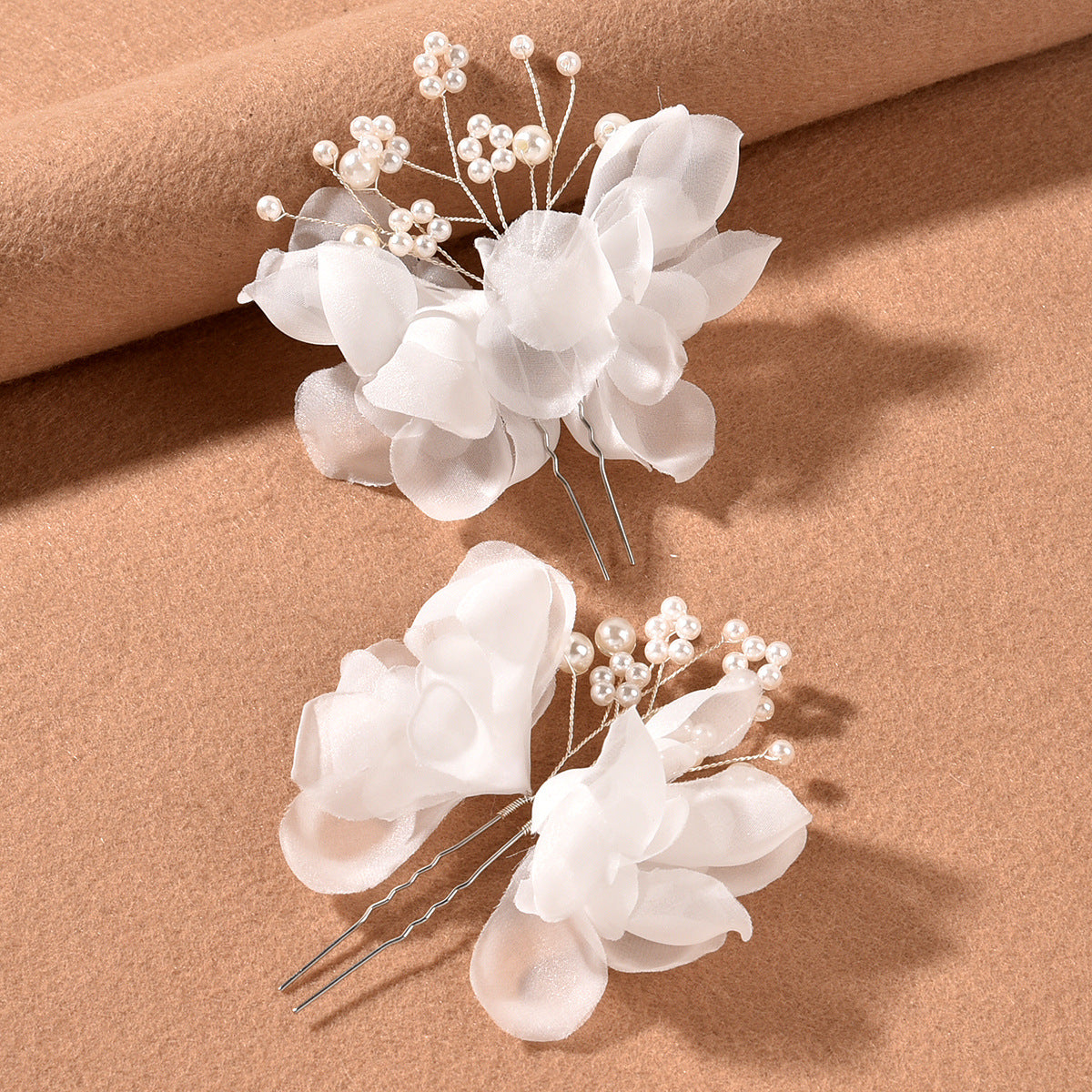Elegant Pearl U Shaped Hairpin Bridal Hair Accessory