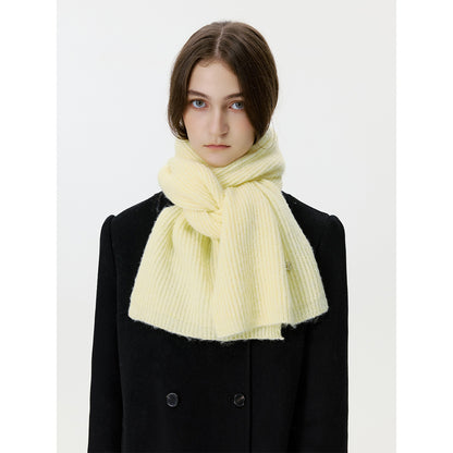 Chic Star Design Knitted Wool Blend Scarf for Women