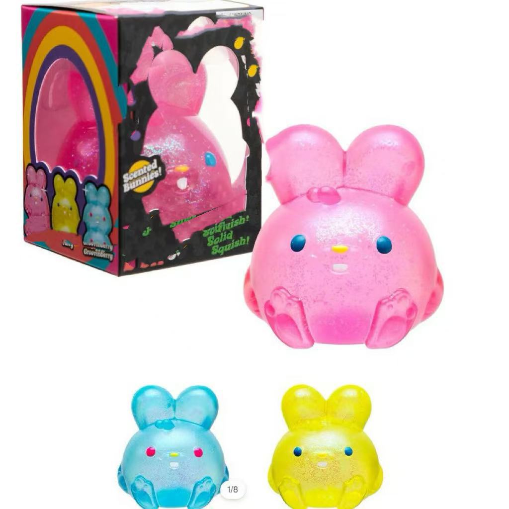 Rabbit Squishy Sensory Squeeze Toy TPR Stress Relief