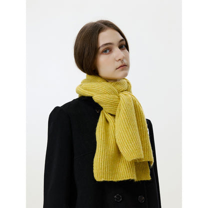 Chic Star Design Knitted Wool Blend Scarf for Women
