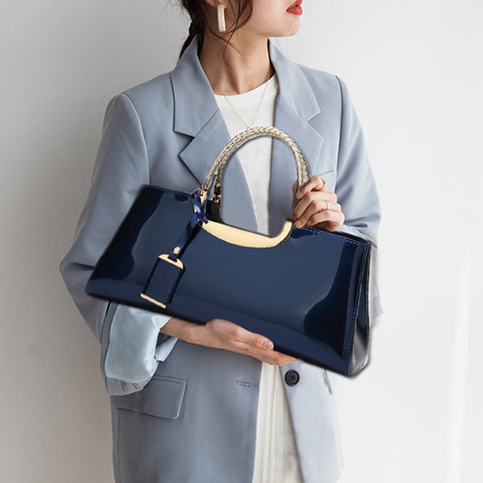 Women's Fashion PU Tote Bag Elegant Evening Wedding Handbag