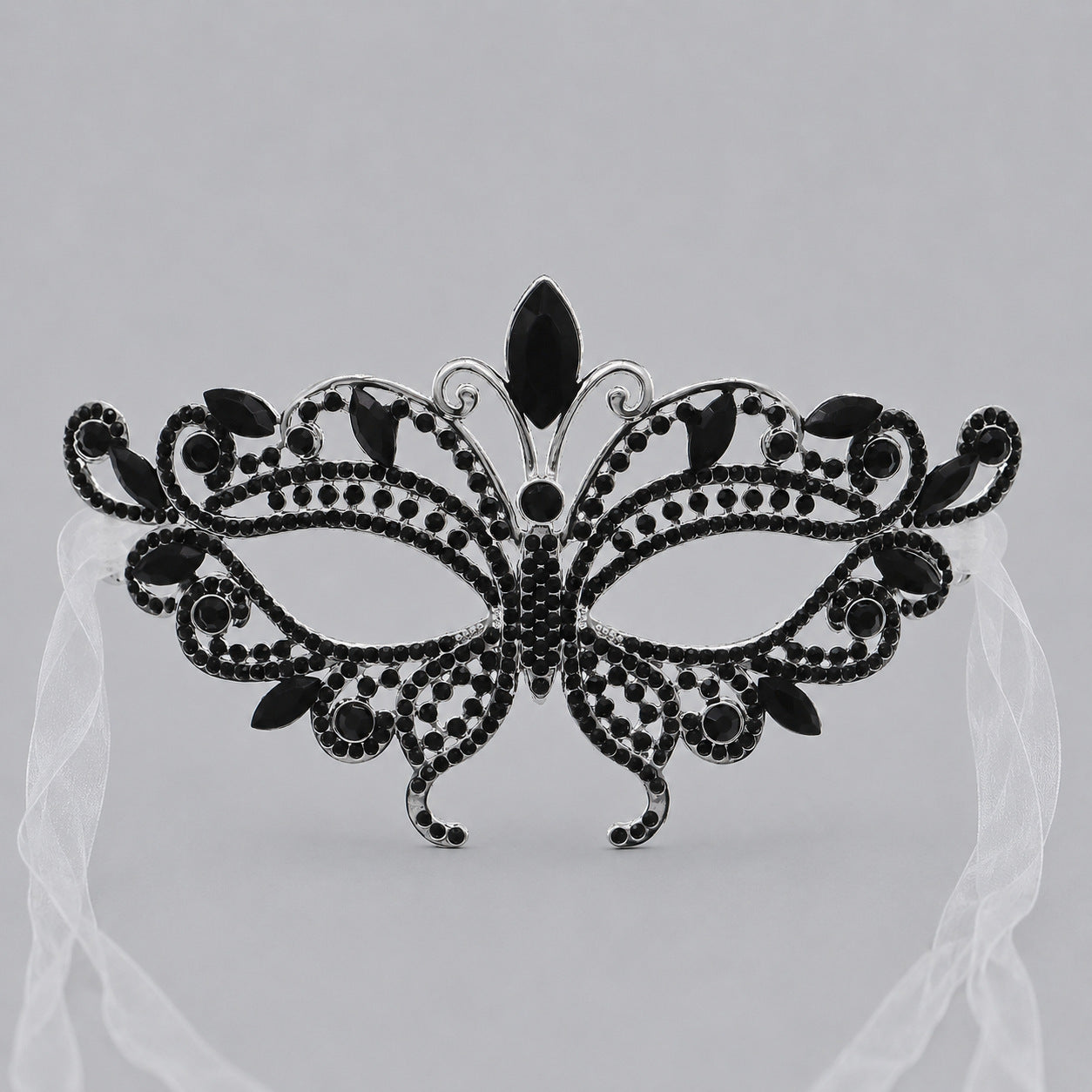 Luxury Rhinestone Half Face Masks for Parties and Events