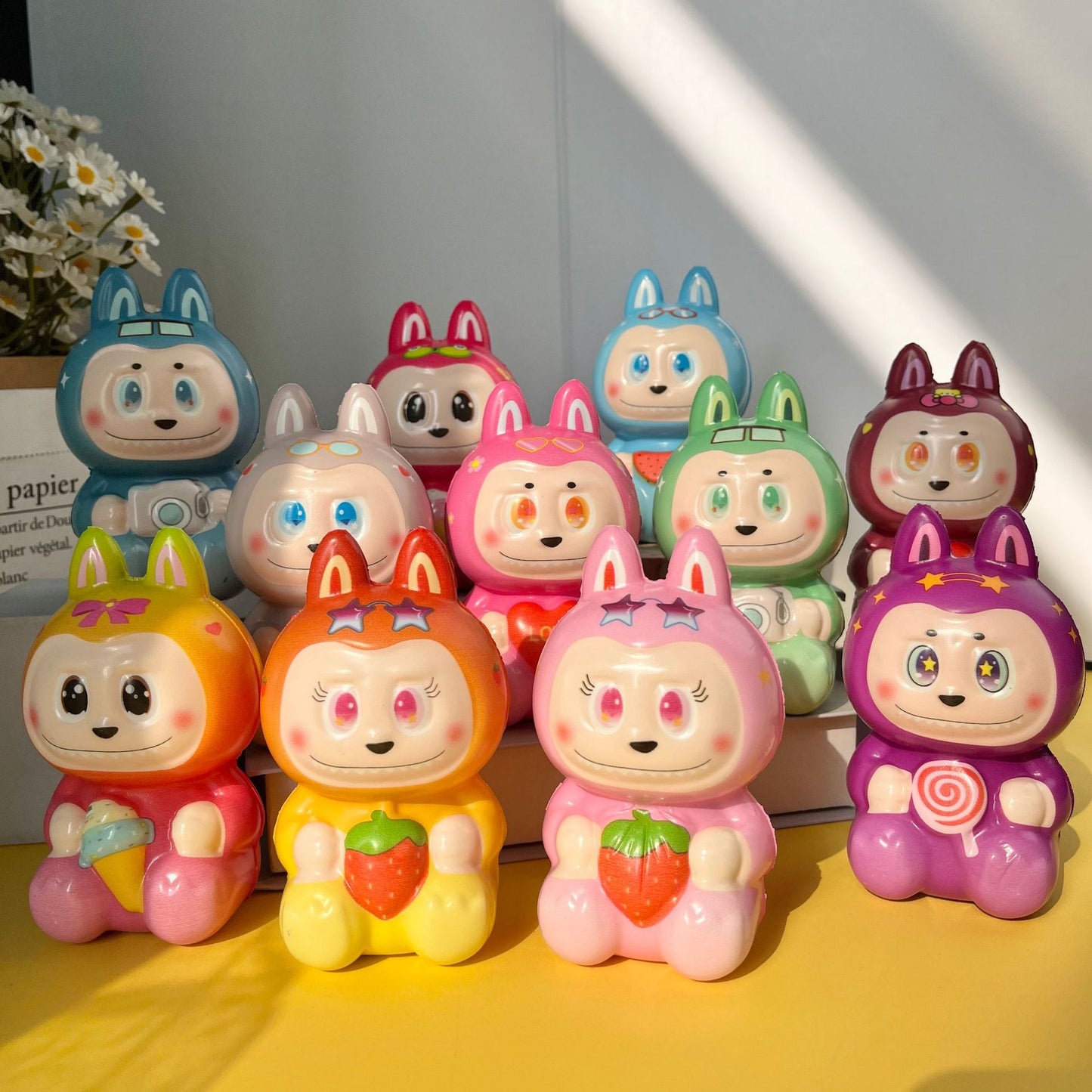 Labubu Sensory Squishy Plush PU Slow Rebound