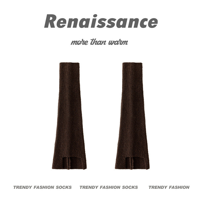 Renaissance Knit Calf Socks Acrylic Blend Layering