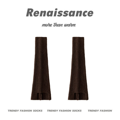 Renaissance Knit Calf Socks Acrylic Blend Layering