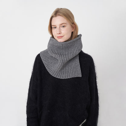 Chic Knit Scarves with Slit Design for All-Season Style
