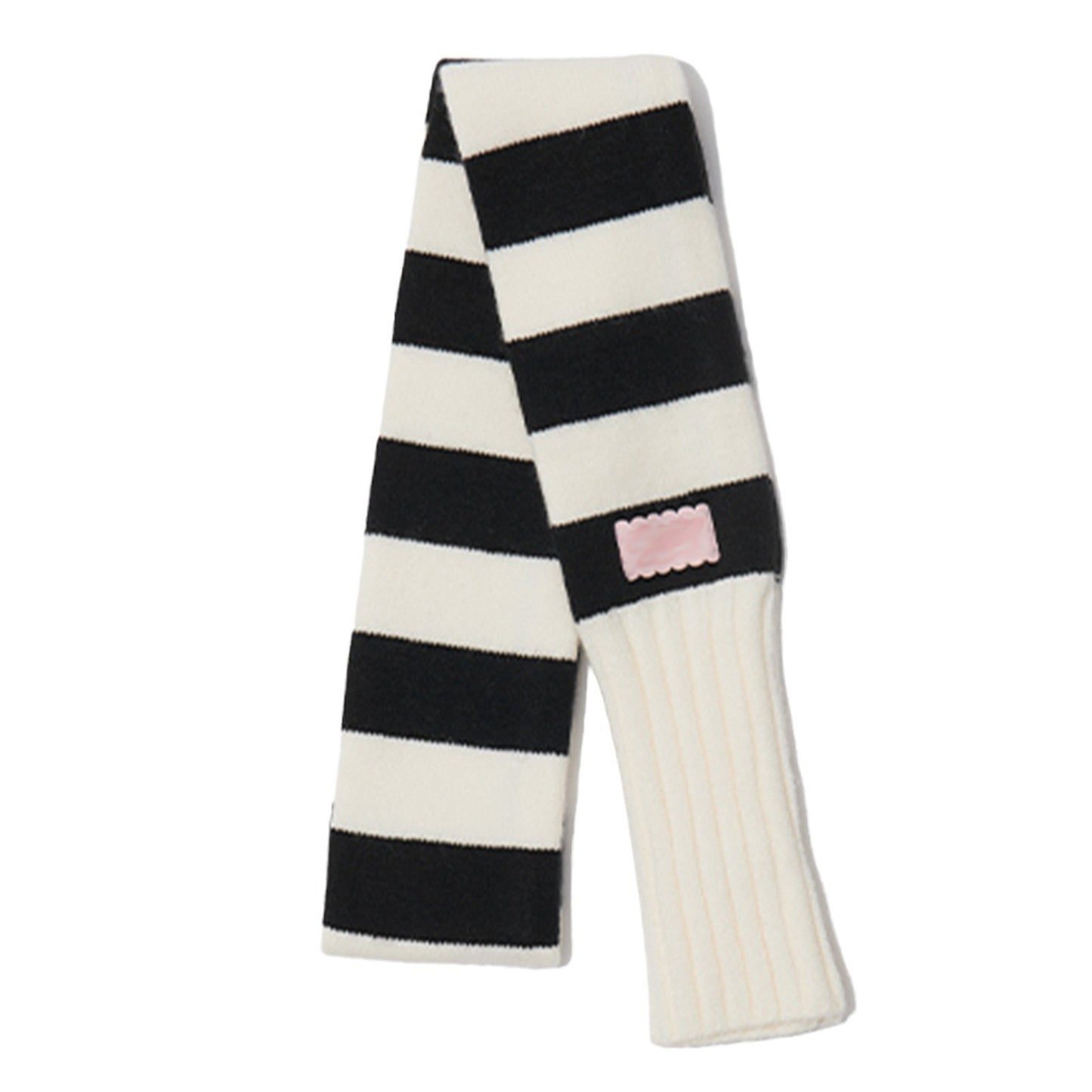 Striped Knitted Scarf for Women Stylish All-Season Accessory