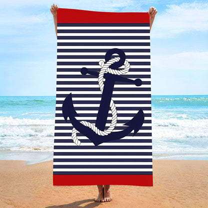 Custom Printed Beach Towel Microfiber Quick-Dry Towel