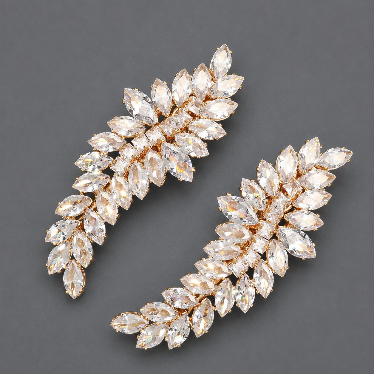 Elegant Zirconia Hair Clips for Everyday Style