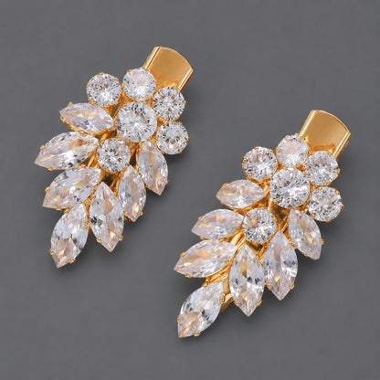 Elegant Zirconia Hair Clips for Everyday Style