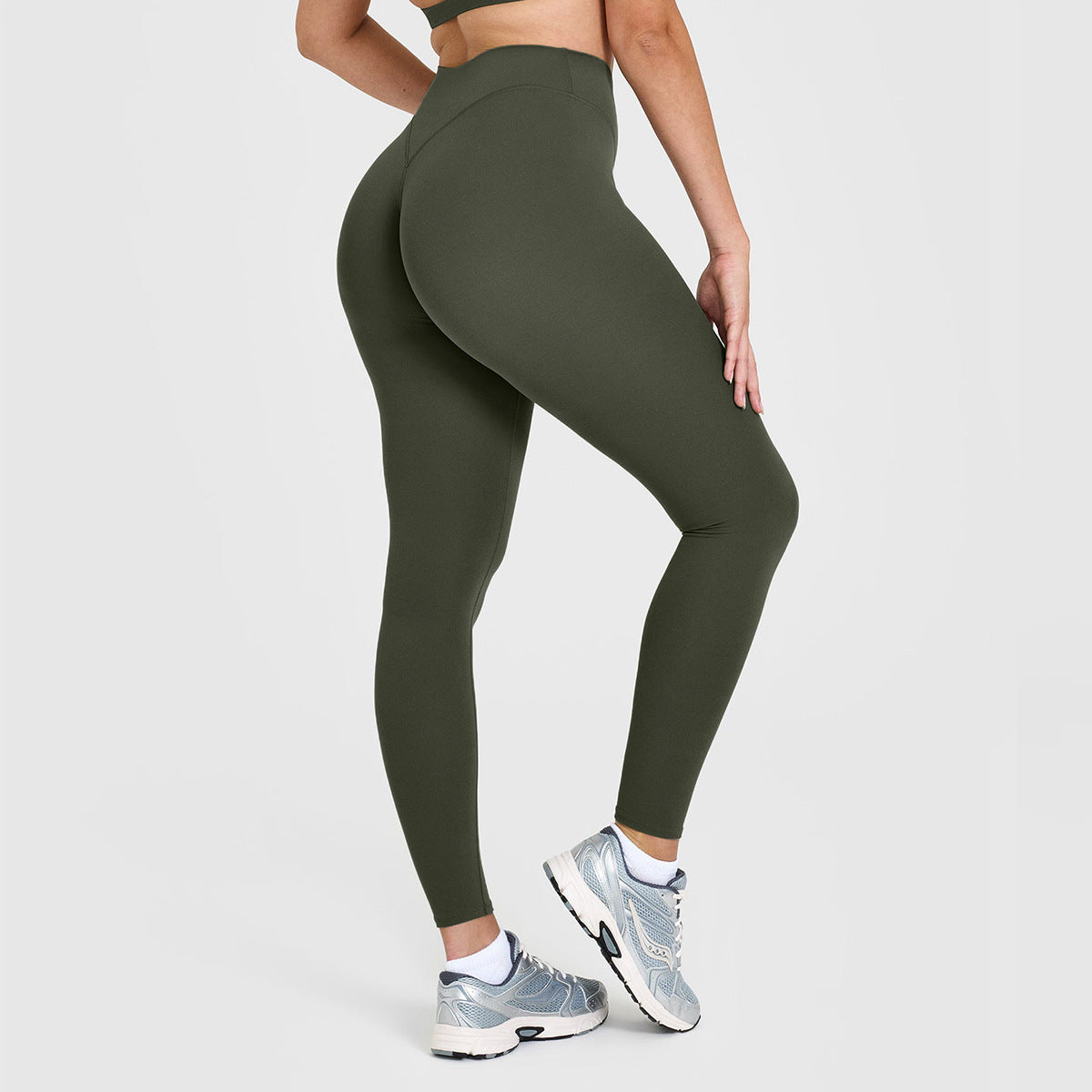 High-Waisted Seamless Yoga Pants for Women - Compression Tights